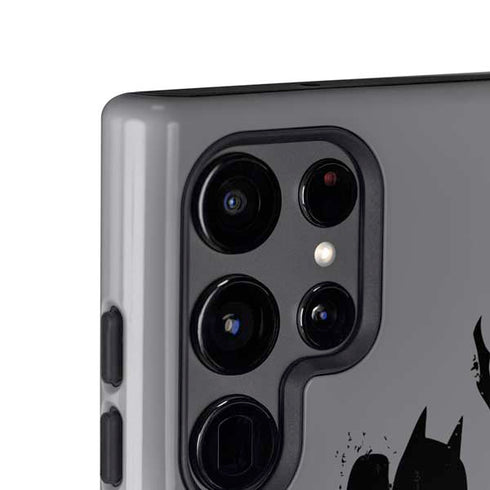 DC Comics Batman Silhouette Art Galaxy S25 Ultra Impact Case