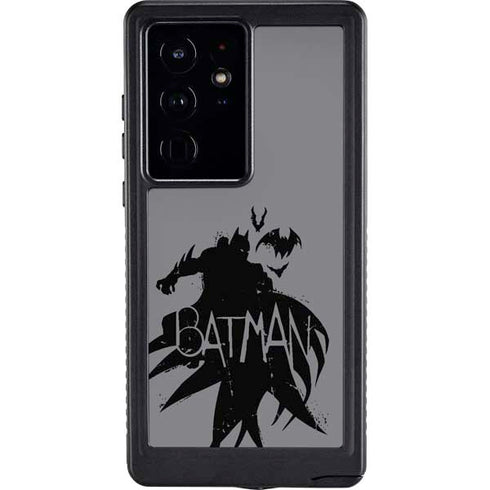 DC Comics Batman Silhouette Art Galaxy S24 Ultra Waterproof Case