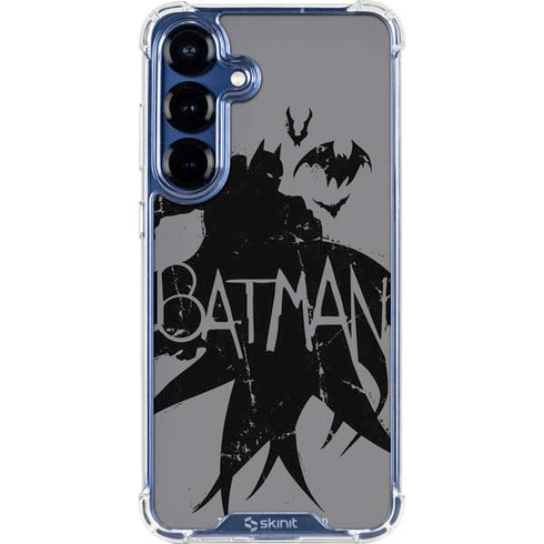 DC Comics Batman Silhouette Art Galaxy S25 Plus Clear Case
