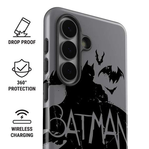 DC Comics Batman Silhouette Art Galaxy S26 Impact Case