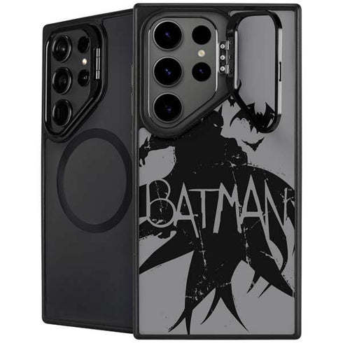 DC Comics Batman Silhouette Art Galaxy S26 Ultra Kickstand Case