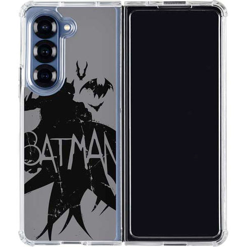 DC Comics Batman Silhouette Art Galaxy Z Fold6 Clear Case