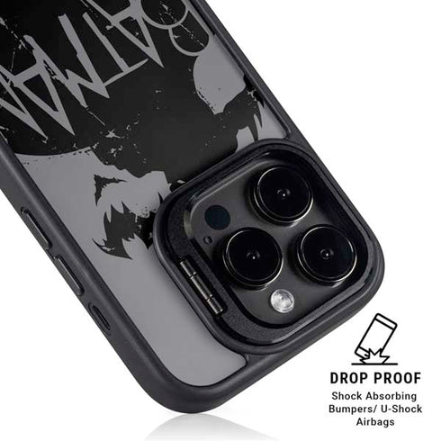 DC Comics Batman Silhouette Art iPhone 14 Pro Max Kickstand Case