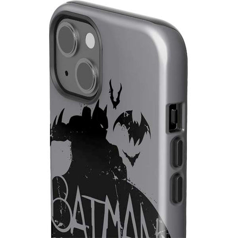 DC Comics Batman Silhouette Art iPhone 15 Impact Case