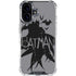 DC Comics Batman Silhouette Art iPhone 16 Plus Clear Case