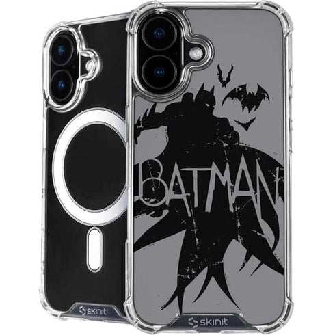 DC Comics Batman Silhouette Art iPhone 16 Plus MagSafe Case