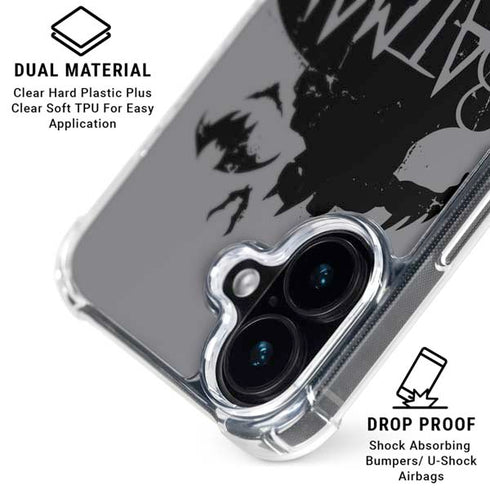 DC Comics Batman Silhouette Art iPhone 16 Plus MagSafe Case