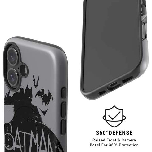DC Comics Batman Silhouette Art iPhone 16 Plus Magsafe Impact Case