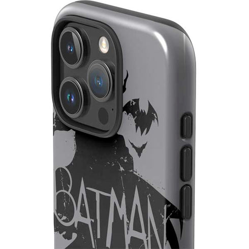 DC Comics Batman Silhouette Art iPhone 16 Pro Impact Case