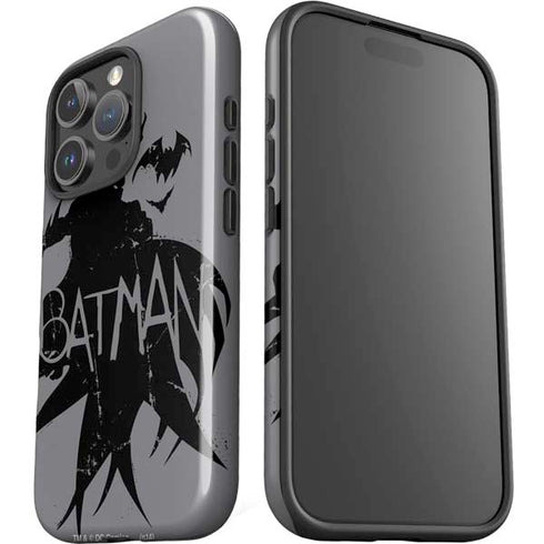 DC Comics Batman Silhouette Art iPhone 16 Pro Impact Case