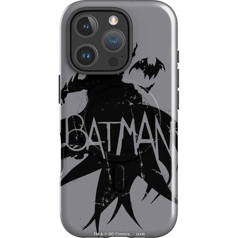 DC Comics Batman Silhouette Art iPhone 16 Pro Max Magsafe Impact Case