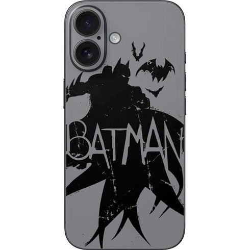 DC Comics Batman Silhouette Art iPhone 16 Skin
