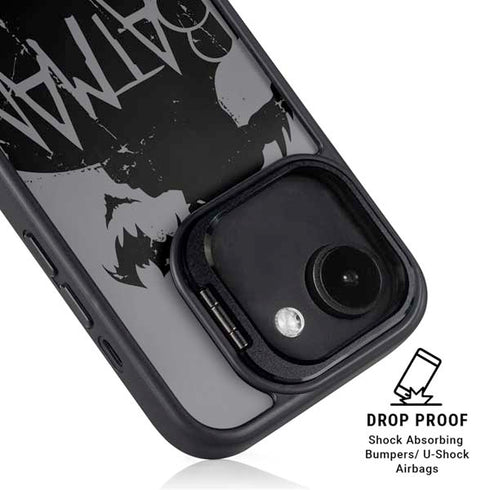 DC Comics Batman Silhouette Art iPhone 16e Kickstand Case