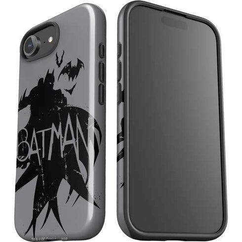 DC Comics Batman Silhouette Art iPhone 16e Impact Case