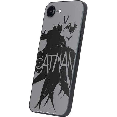 DC Comics Batman Silhouette Art iPhone 16e Skin
