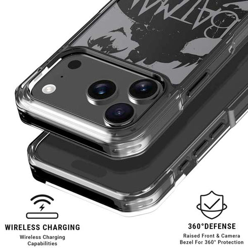 DC Comics Batman Silhouette Art iPhone 18 Pro Clear Case
