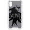 DC Comics Batman Silhouette Art iPhone XS Clear Case