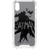 DC Comics Batman Silhouette Art iPhone XS Clear Case