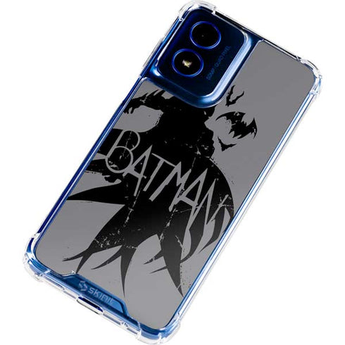DC Comics Batman Silhouette Art Moto G 5G (2024) Clear Case