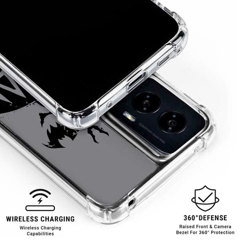 DC Comics Batman Silhouette Art Moto G Power 5G (2024) Clear Case