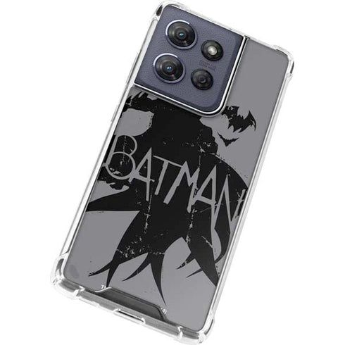 DC Comics Batman Silhouette Art Moto G Stylus 5G (2025) Clear Case
