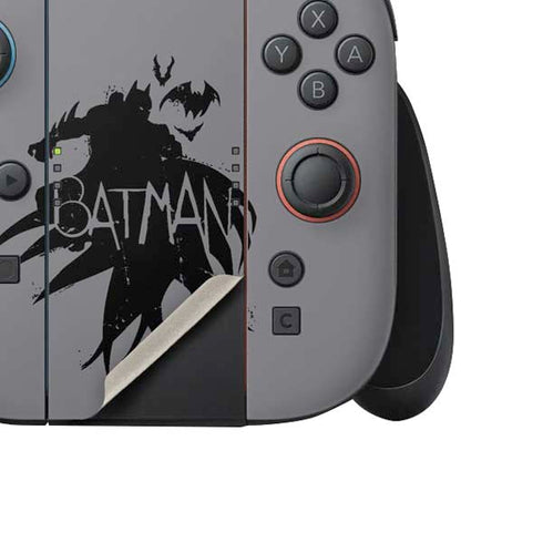 DC Comics Batman Silhouette Art Nintendo Switch 2 (2025) Joy-Con Controller Skin