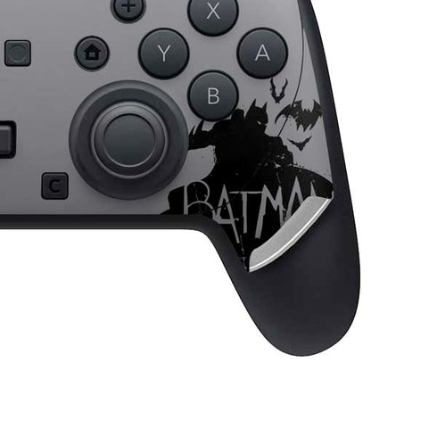 DC Comics Batman Silhouette Art Nintendo Switch 2 (2025) Pro Controller Skin