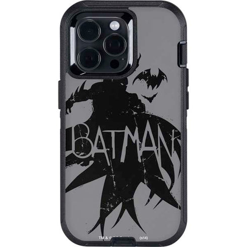 DC Comics Batman Silhouette Art Otterbox Defender iPhone Skin