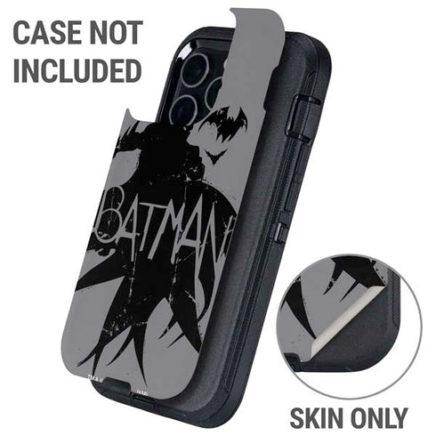 DC Comics Batman Silhouette Art Otterbox Defender iPhone Skin