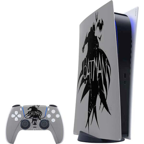 DC Comics Batman Silhouette Art PlayStation PS5 Skins
