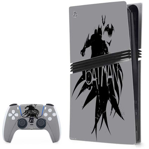DC Comics Batman Silhouette Art PlayStation PS5 Skins
