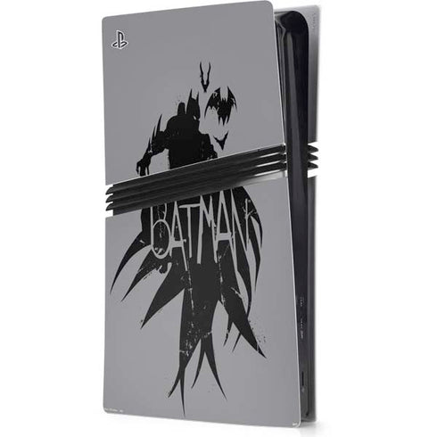 DC Comics Batman Silhouette Art PS5 Pro Console Skin