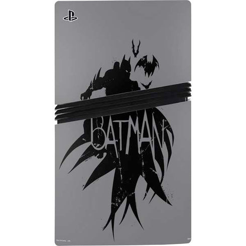 DC Comics Batman Silhouette Art PS5 Pro Console Skin