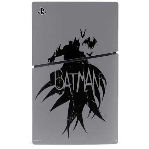 DC Comics Batman Silhouette Art PS5 Slim Digital Edition Console Skin