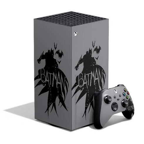 DC Comics Batman Silhouette Art XBox Series X Digital Edition Bundle Skin