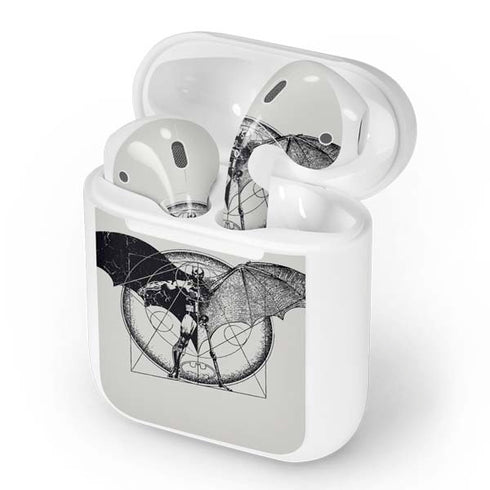 DC Comics Batman Skeleton diagram Art Apple AirPods Skin