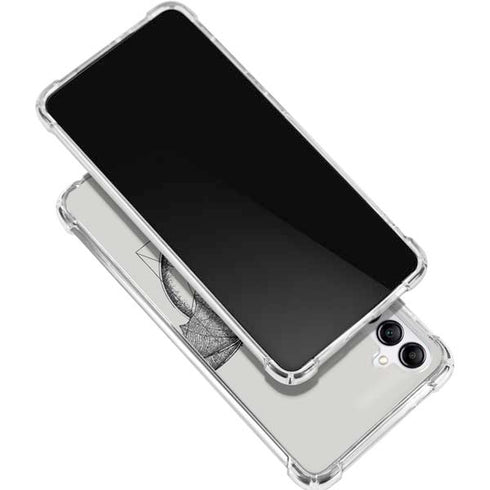DC Comics Batman Skeleton diagram Art Gabb Phone 4 Clear Case