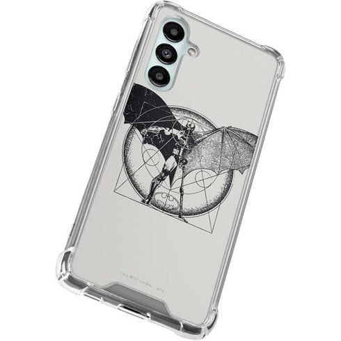 DC Comics Batman Skeleton diagram Art Galaxy A16 5G Clear Case