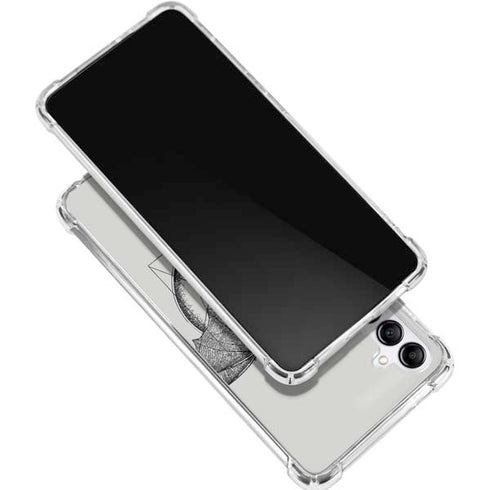 DC Comics Batman Skeleton diagram Art Galaxy A16 5G Clear Case