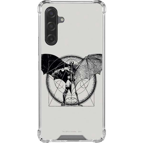 DC Comics Batman Skeleton diagram Art Galaxy A17 Clear Case