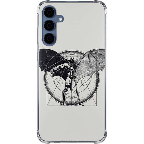 DC Comics Batman Skeleton diagram Art Galaxy A35 5G Clear Case