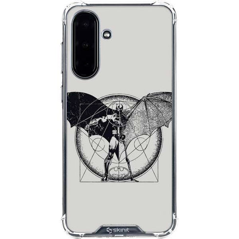DC Comics Batman Skeleton diagram Art Galaxy A36 5G Clear Case