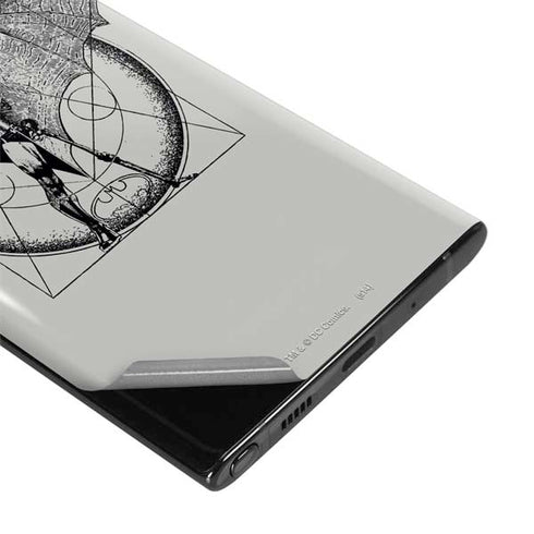 DC Comics Batman Skeleton diagram Art Galaxy Note 10 Plus Skin