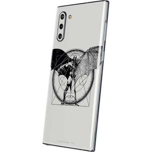 DC Comics Batman Skeleton diagram Art Galaxy Note 10 Skin