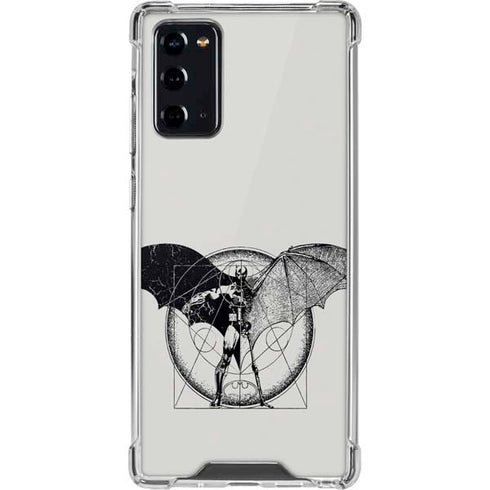 DC Comics Batman Skeleton diagram Art Galaxy Note20 5G Clear Case