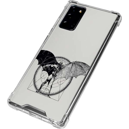 DC Comics Batman Skeleton diagram Art Galaxy Note20 5G Clear Case