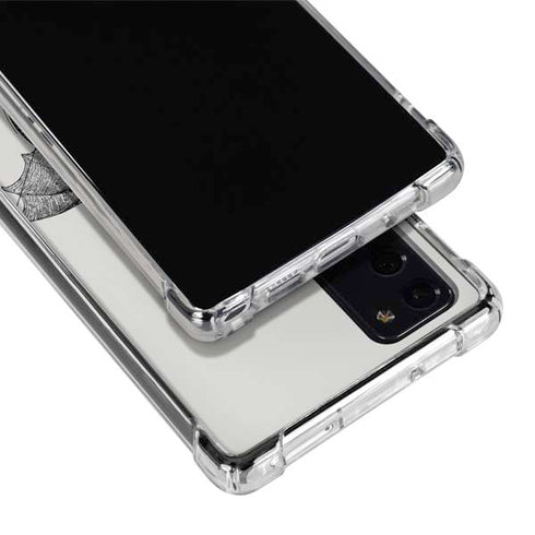 DC Comics Batman Skeleton diagram Art Galaxy Note20 5G Clear Case