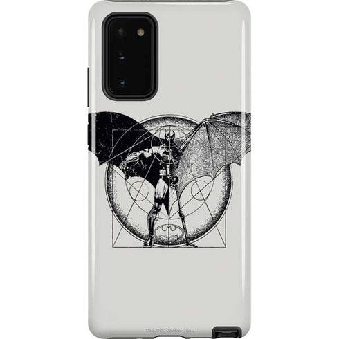 DC Comics Batman Skeleton diagram Art Galaxy Note20 5G Pro Case