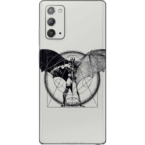 DC Comics Batman Skeleton diagram Art Galaxy Note20 5G Skin
