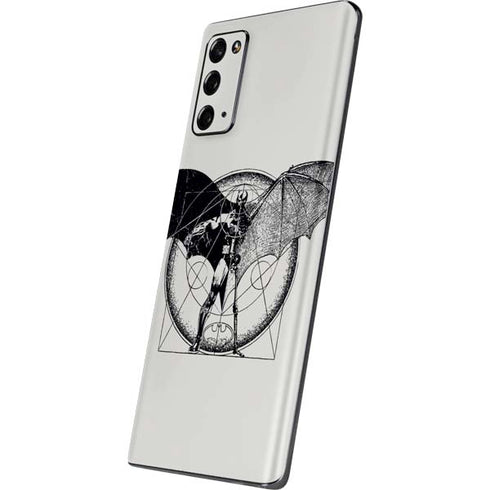 DC Comics Batman Skeleton diagram Art Galaxy Note20 5G Skin
